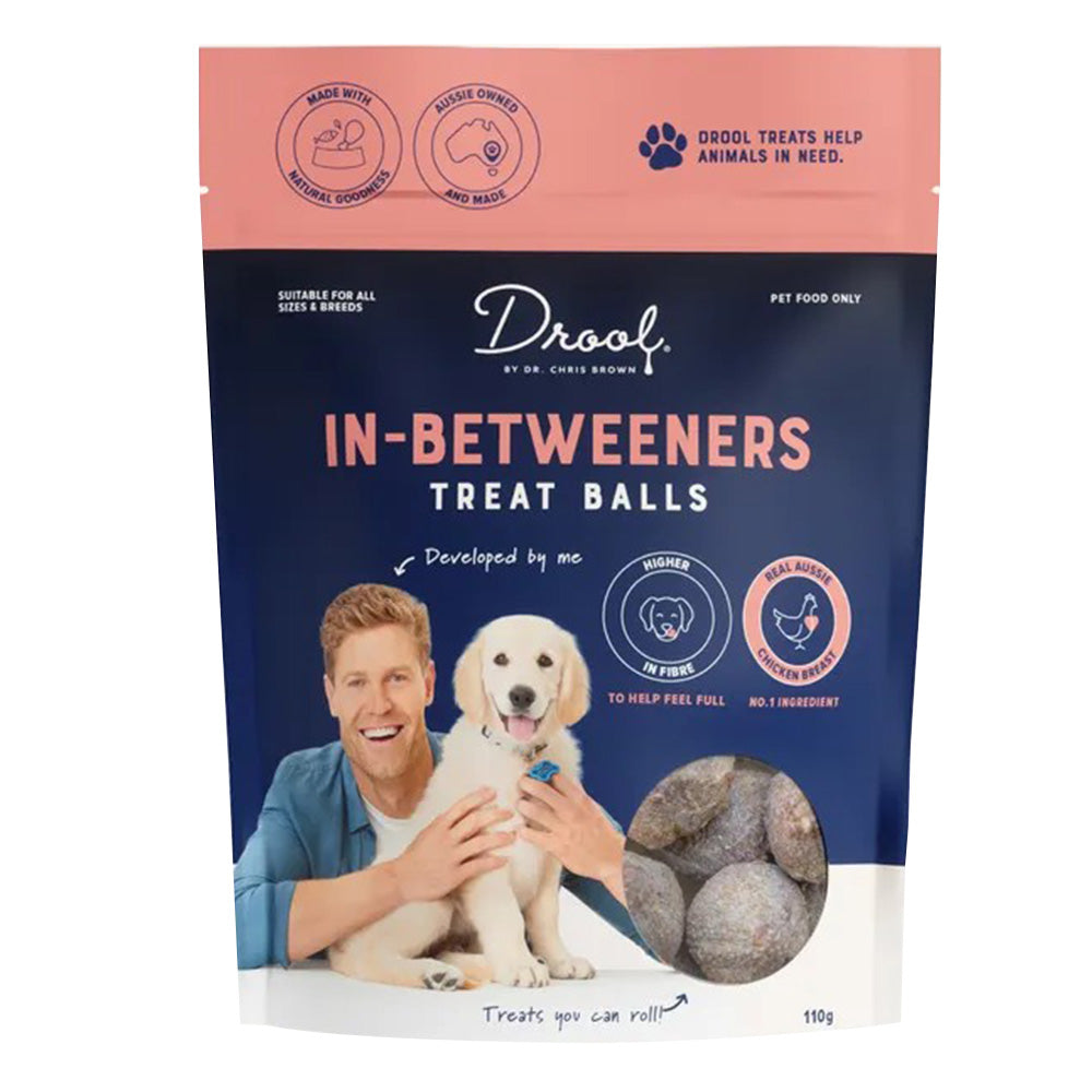 Drool by Dr. Chris Brown In-Betweeners Treat Balls for Dogs