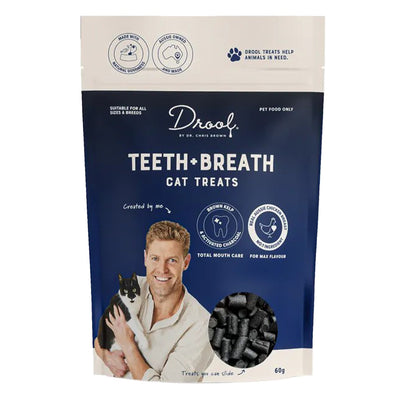 Drool by Dr. Chris Brown Teeth + Breath Cat Treats