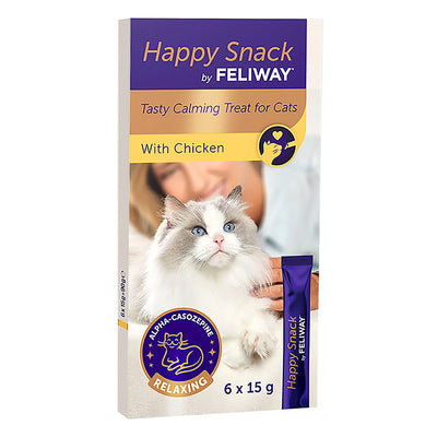 Feliway Happy Snack with Chicken Tasty Calming Cat Treat 15gm