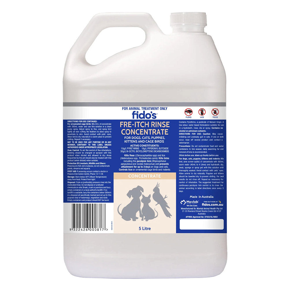Fido's Fre-Itch Rinse Concentrate