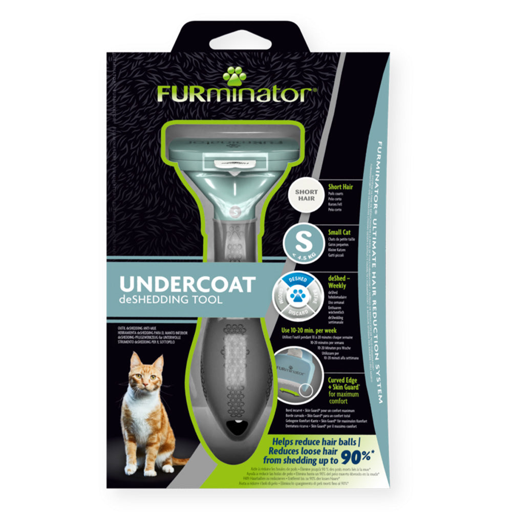 Furminator Undercoat Deshedding Tool For Short Hair Cats Medium/Large