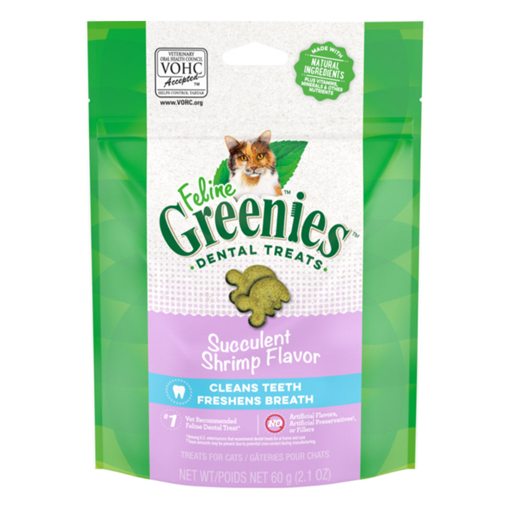 Greenies Feline Succulent Shrimp Flavor Dental Cat Treats 