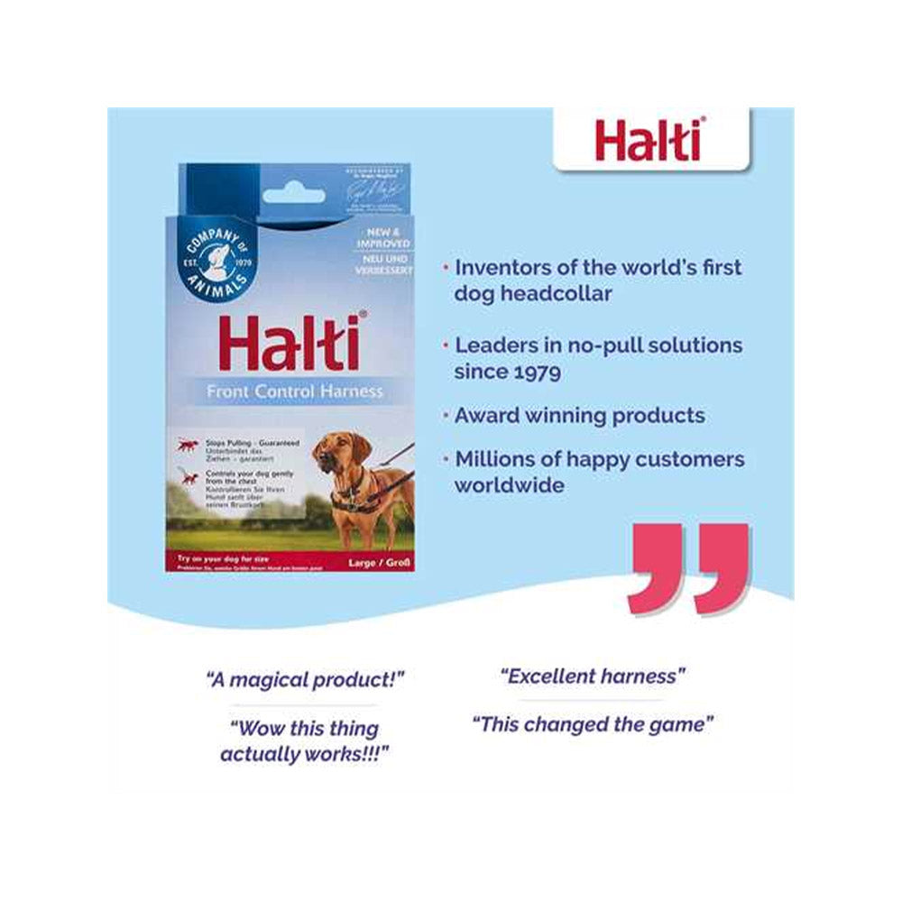 Halti - Front Control Harness - Red/Black