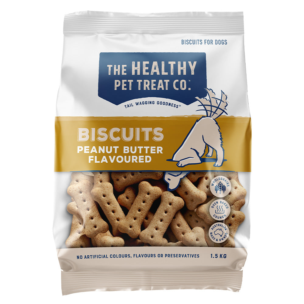 Healthy Pet Treat Co Peanut Butter Biscuits For Dogs 