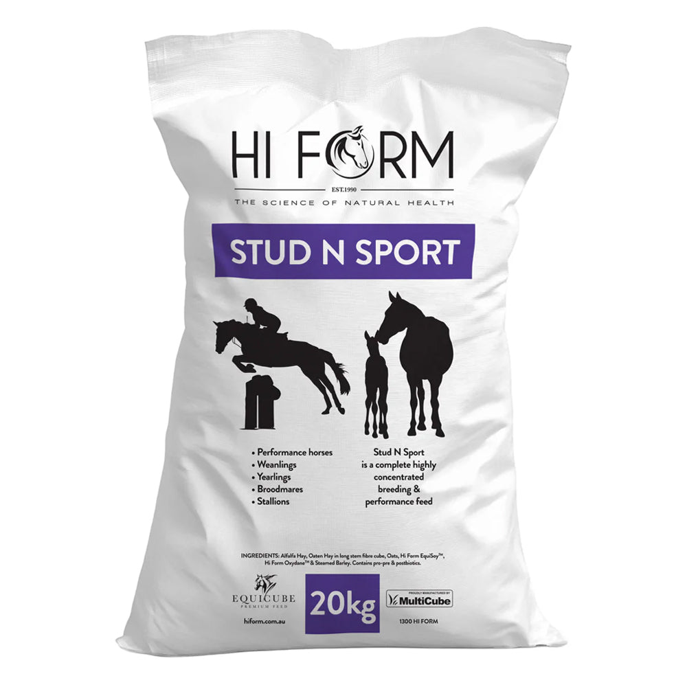 Hi Form Equicube Stud N Sport High Performance Complete Feed for Horse
