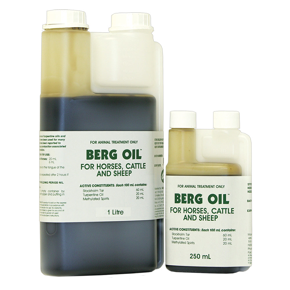 IAH Berg Oil for Horses, Cattle and Sheep