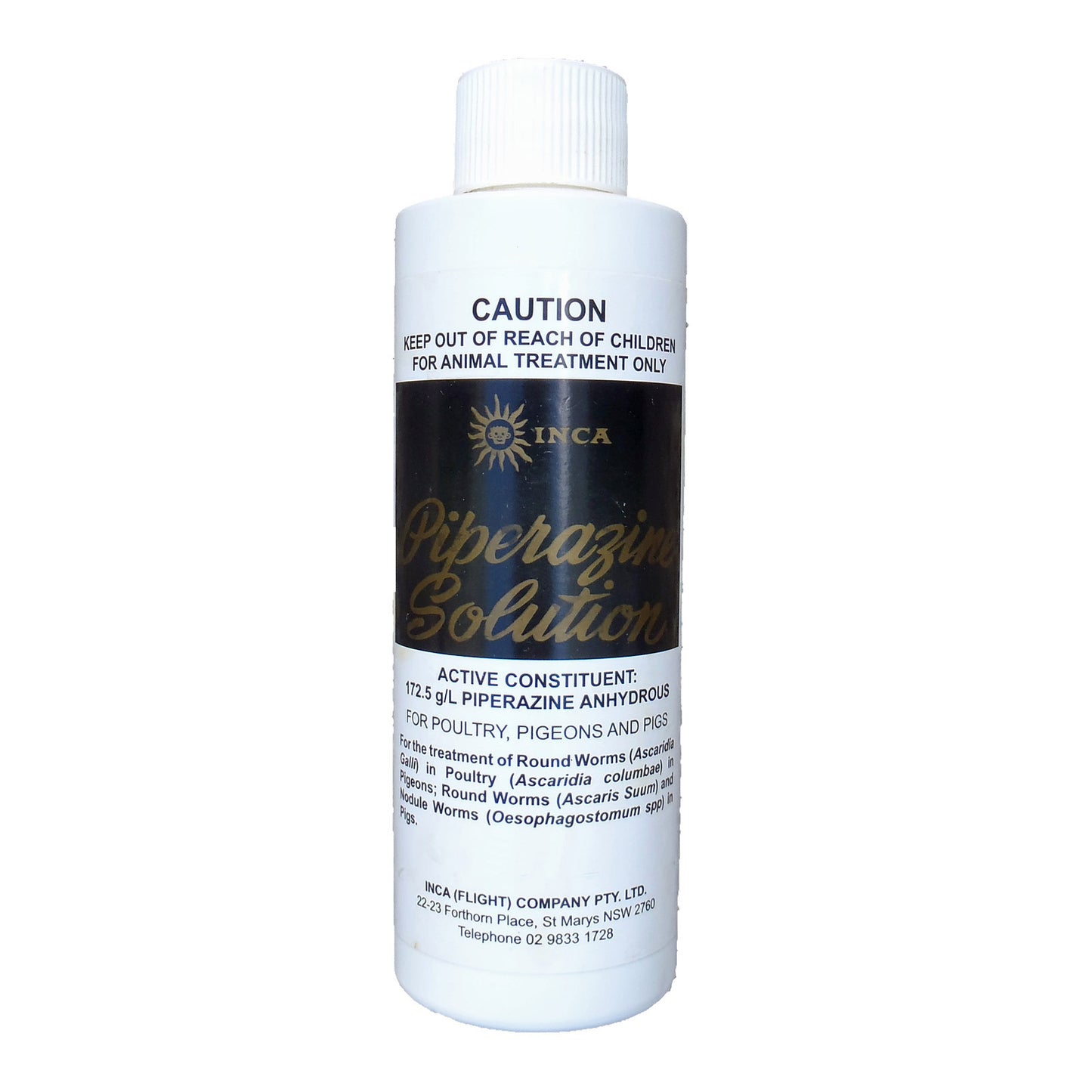 Inca Piperazine Solution for Pigeons, Poultry and Pigs