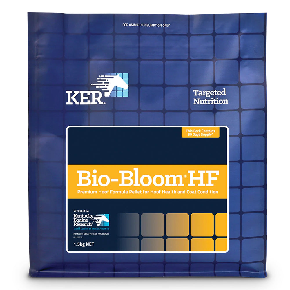 KER Bio-Bloom HF Premium Hoof Formula Pellet for Hoof Health and Coat Condition for Horse