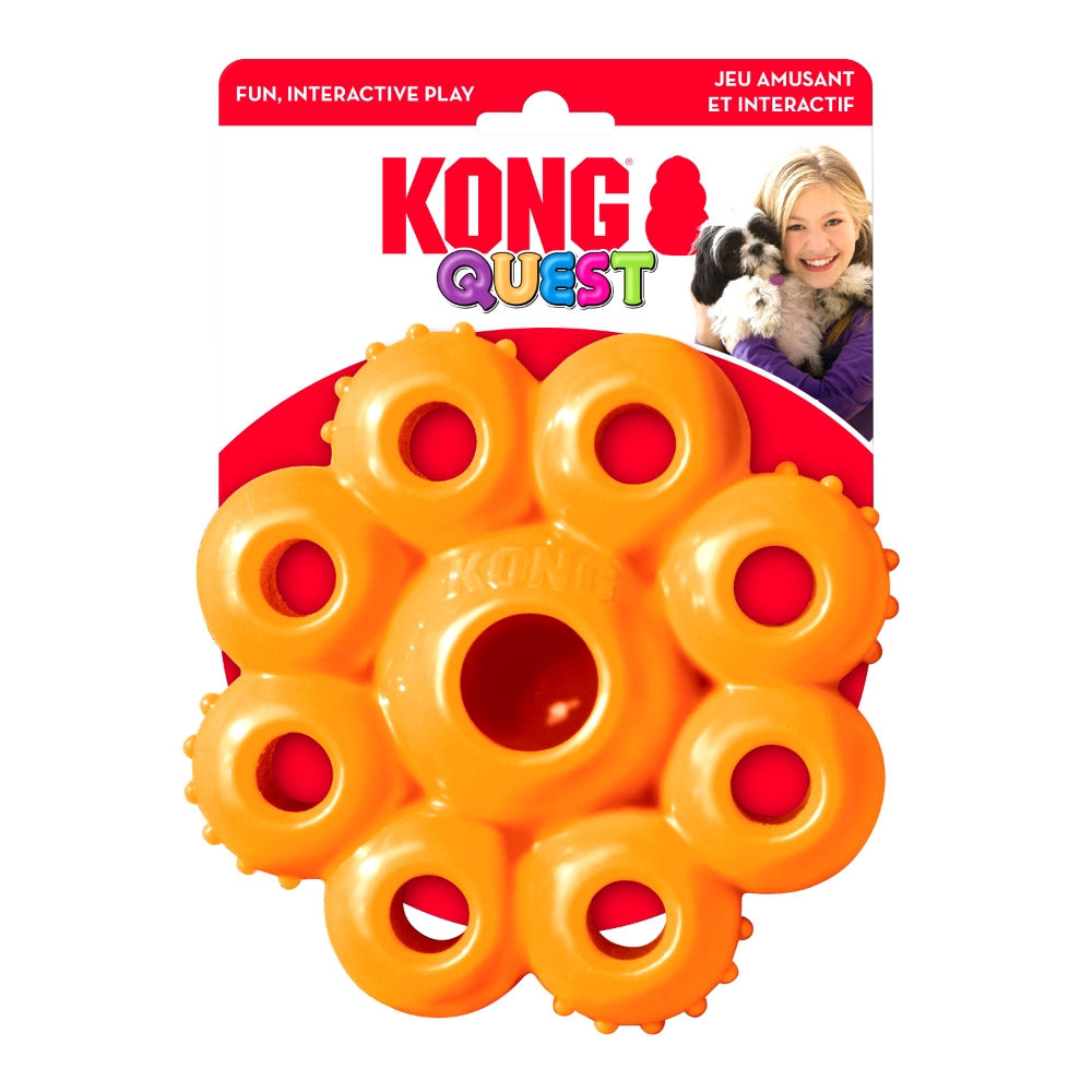 KONG Quest Treat Dispensing Toy for Dogs - Star Pods