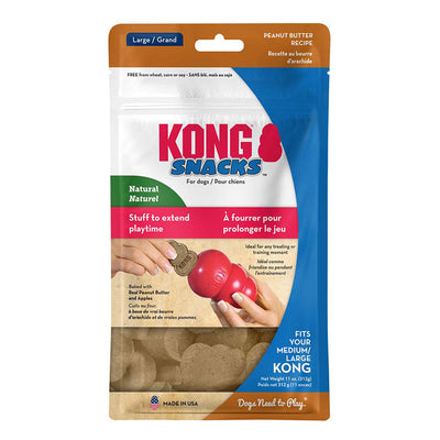 KONG Stuff'n Snacks Peanut Butter Recipe Treats for Dogs Large