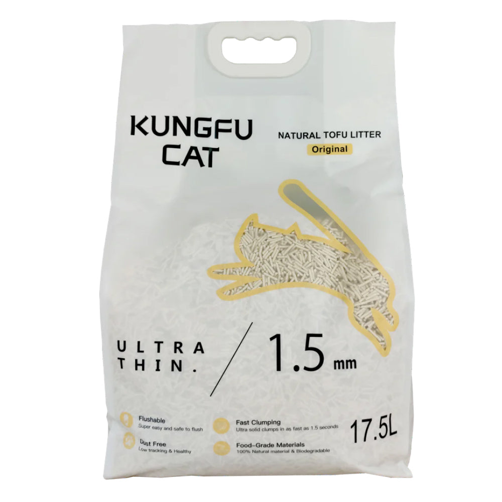 Kungfu Cat Ultra Thin Natural Tofu Litter - Original