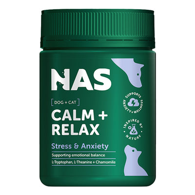 Natural Animal Solutions (NAS) Calm + Relax For Dogs And Cats