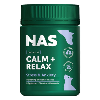 Natural Animal Solutions (NAS) Calm + Relax For Dogs And Cats