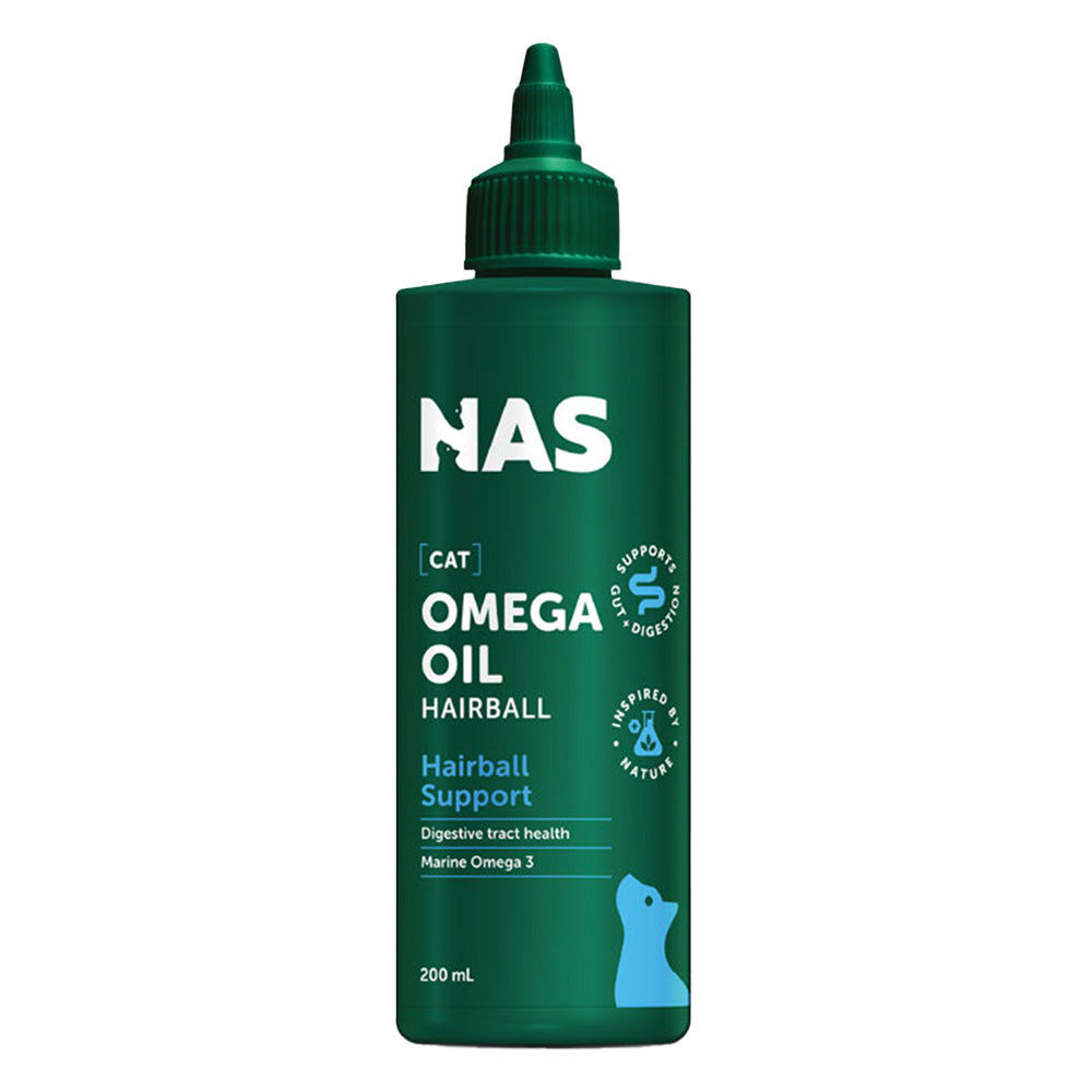 Natural Animal Solutions (NAS) Omega Oil Hairball Support for Cats