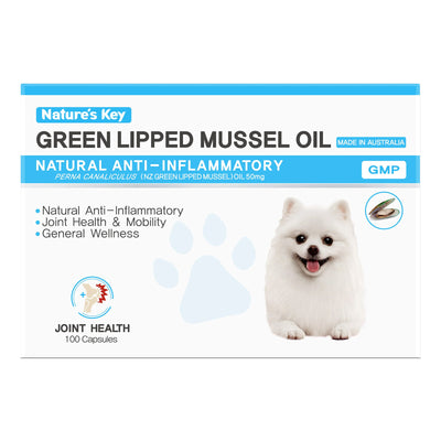 Nature's Key Green Lipped Mussel Oil Joint Care for Dogs