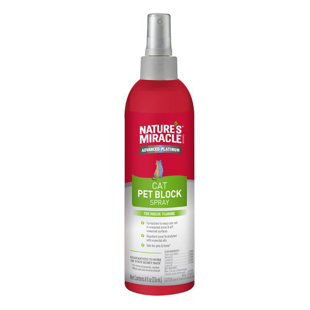 Nature's Miracle Pet Block Repellent Spray for Cats