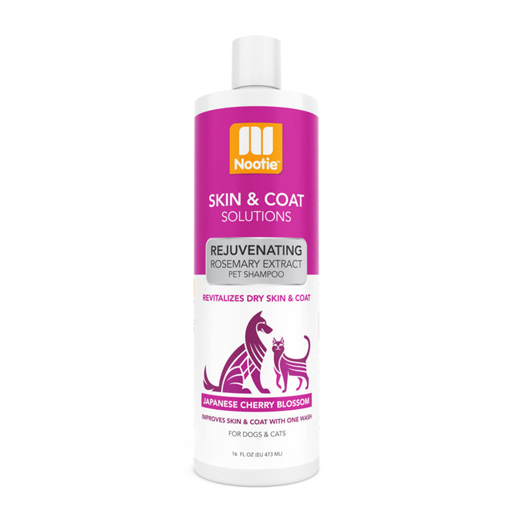 Nootie Skin & Coat Solutions Rejuvenating Japanese Cherry Blossom Shampoo for Dogs & Cats