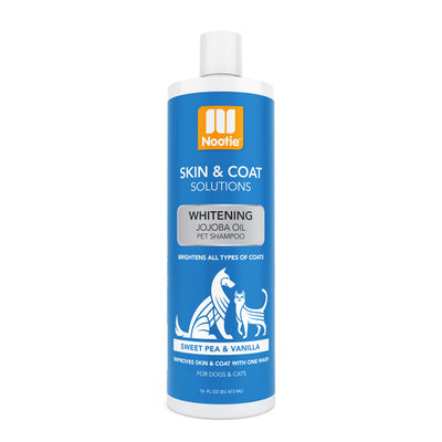 Nootie Skin & Coat Solutions Whitening Sweet Pea & Vanilla Shampoo for Dogs & Cats