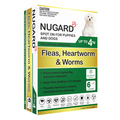 Nugard Spot on for Dogs Upto 4Kg (Green)