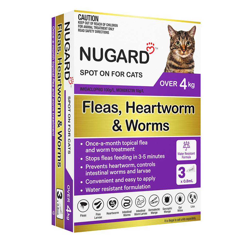 Nugard Spot on For Cats Over 4Kg(purple)