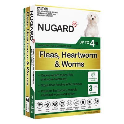 Nugard Spot on for Dogs Upto 4Kg (Green)