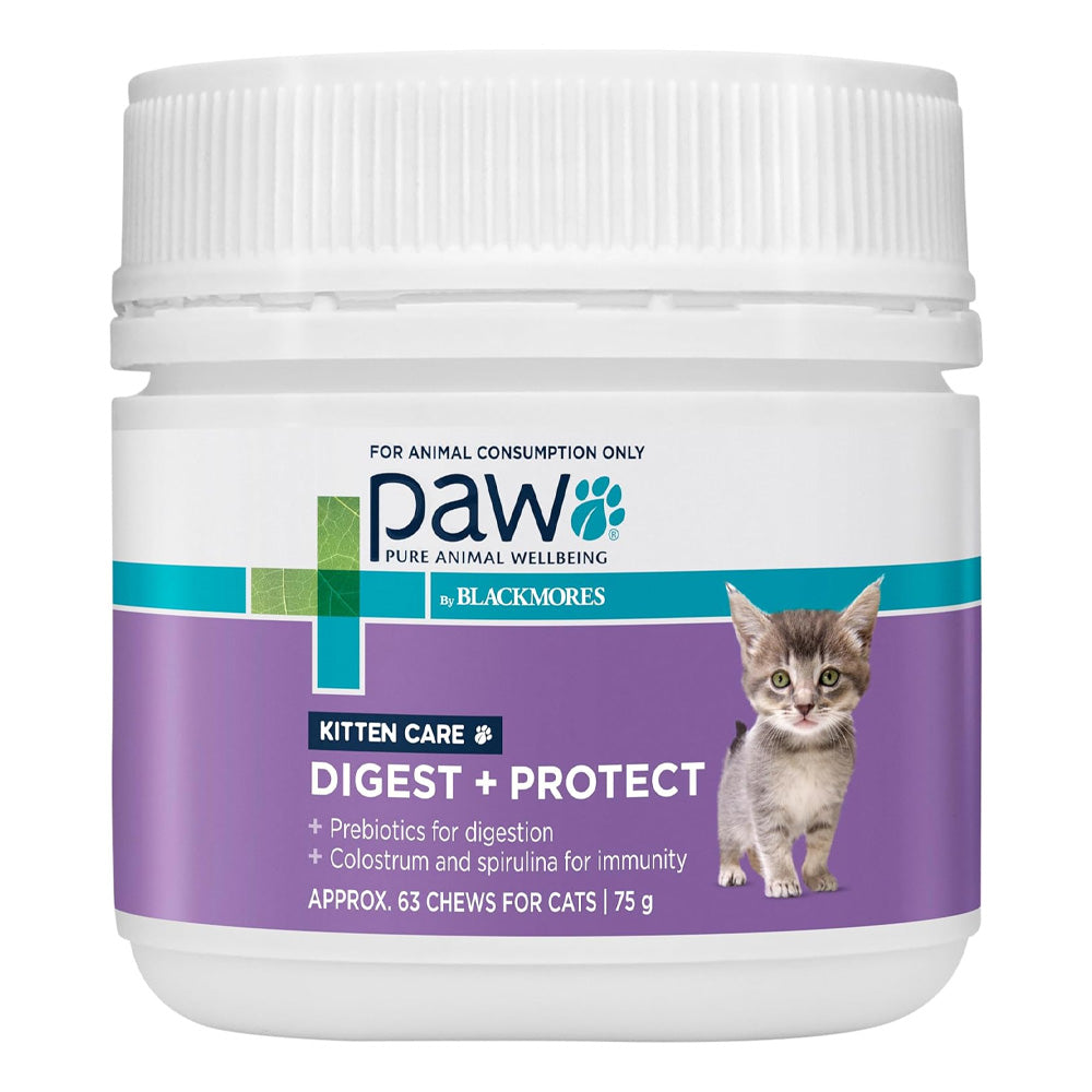 Paw Digest + Protect Kitten Care 63 Chews