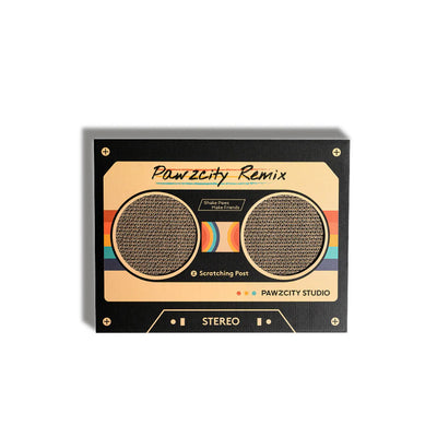 Pawzcity Vintage Tape Cat Scratching Board A