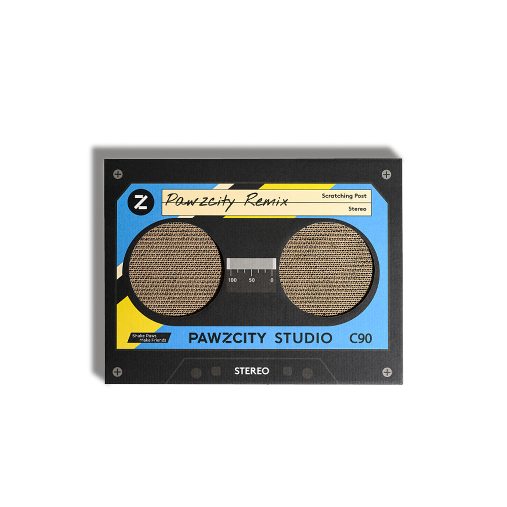Pawzcity Vintage Tape Cat Scratching Board D