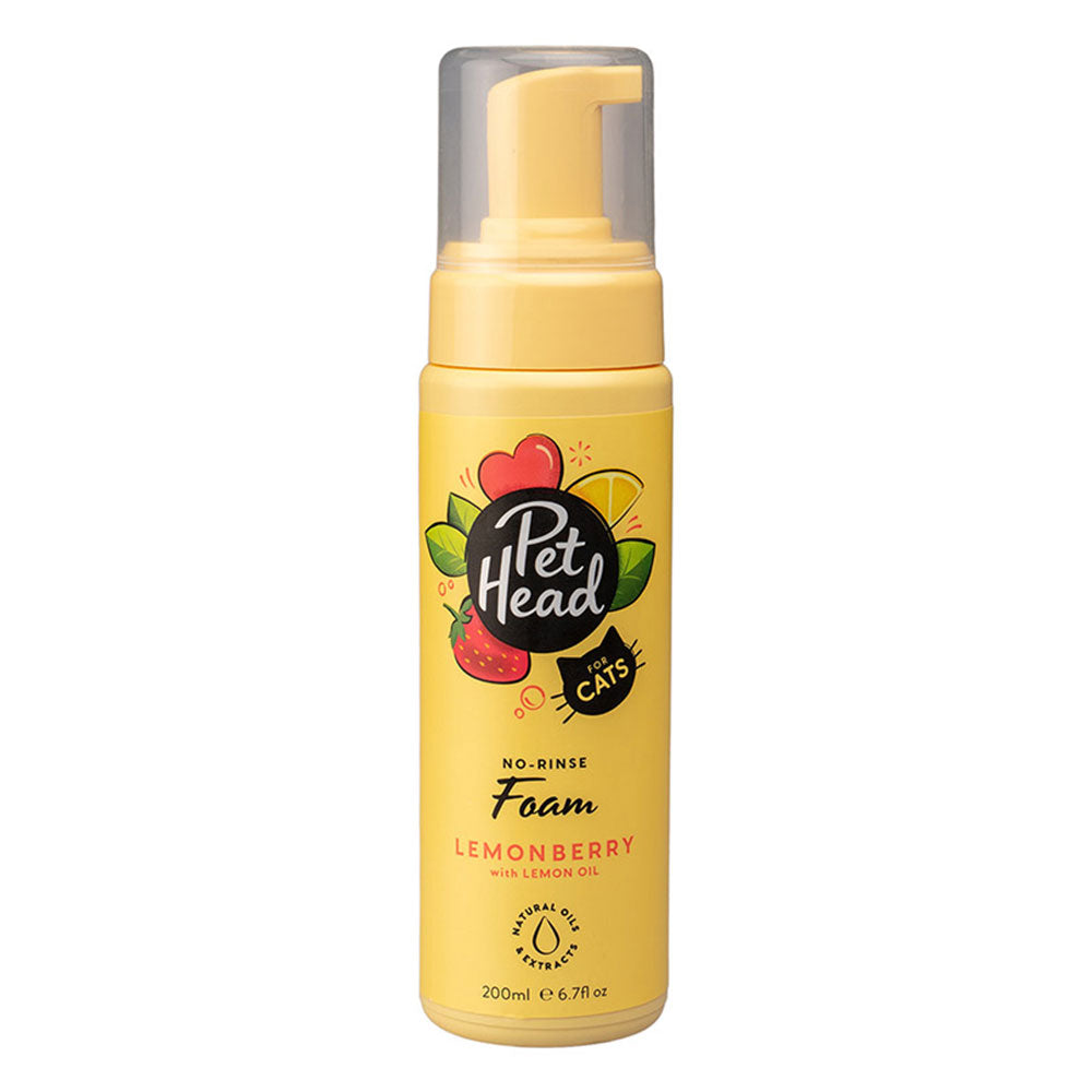 Pet Head Felin Good No Rinse Lemonberry Foam for cats