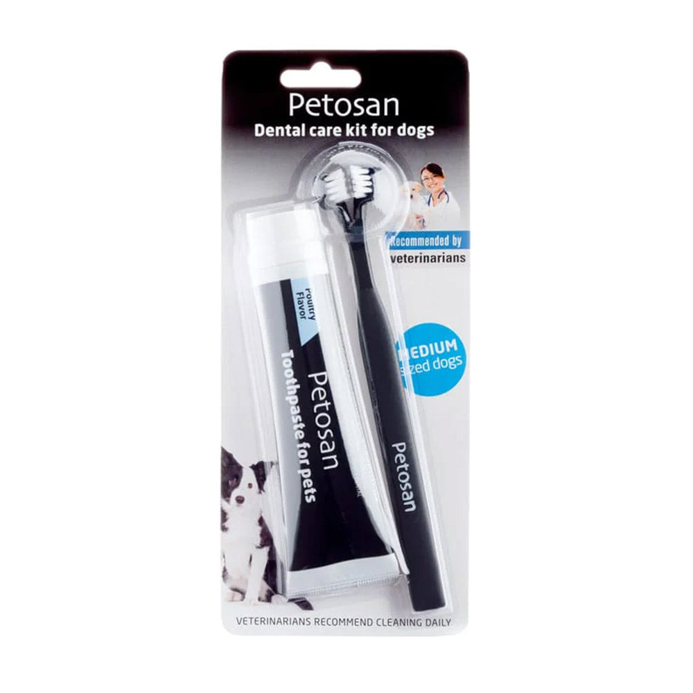 Petosan Toothpaste Kit Medium Brush Kit