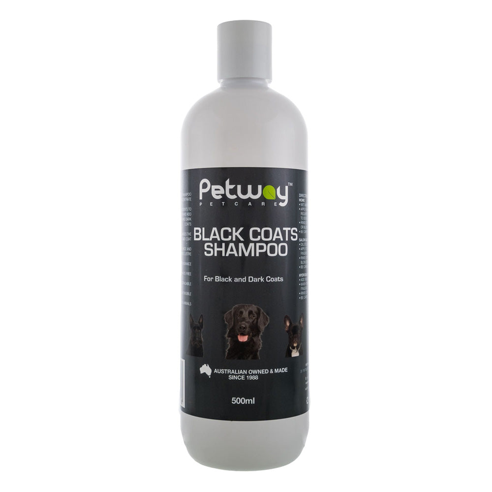 Petway Petcare Black Coats Shampoo For Black And Dark Coats For Dogs