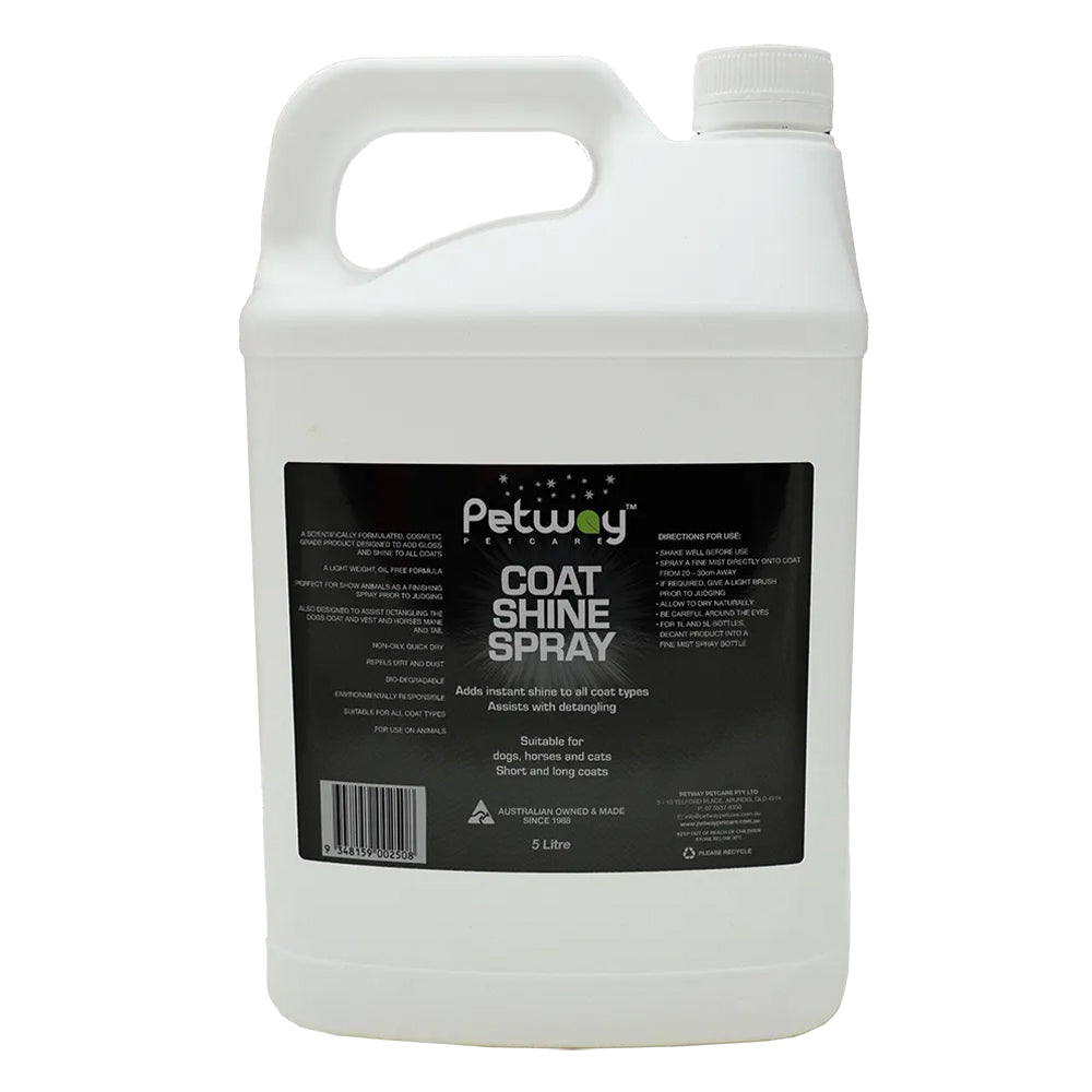 Petway Petcare Coat Shine Spray For Dogs, Horses And Cats