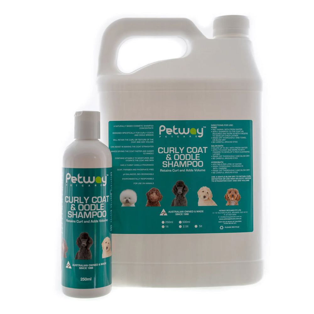 Petway Petcare Curly Coat & Oodle Shampoo for Dogs