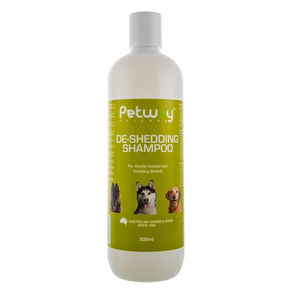 Petway Petcare De Shedding Shampoo For Double Coated And Shedding Breeds For Dogs