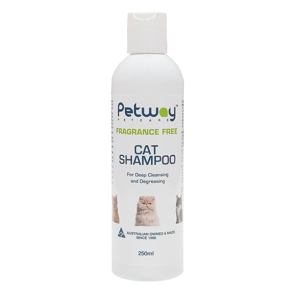 Petway Petcare Fragrance Free Cat Shampoo For Deep Cleansing And Degreasing For Cats