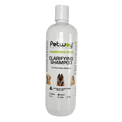 Petway Petcare Fragrance Free Clarifying Shampoo For Extra Deep Cleansing For Dogs