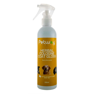 Petway Petcare Herbal Cologne Coat Gloss Spicy Citronella For Dogs