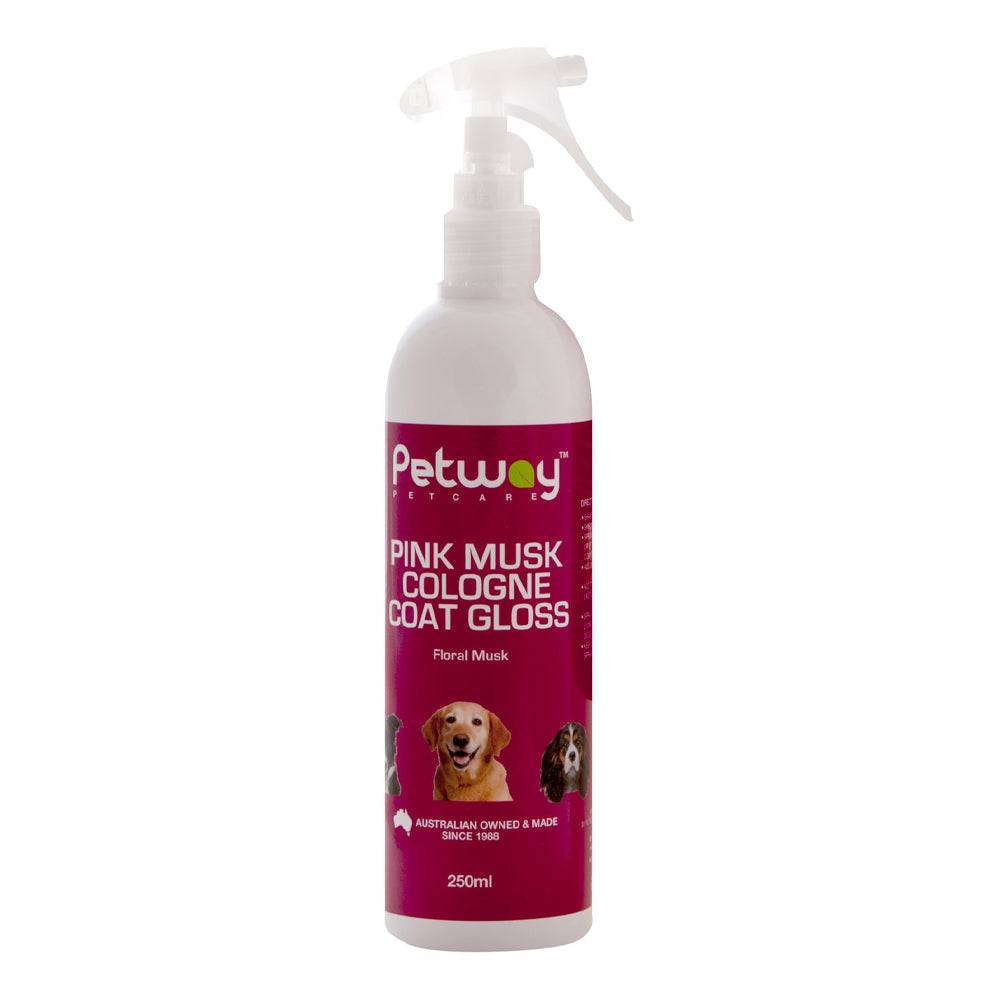 Petway Petcare Pink Musk Cologne Coat Gloss For Dogs