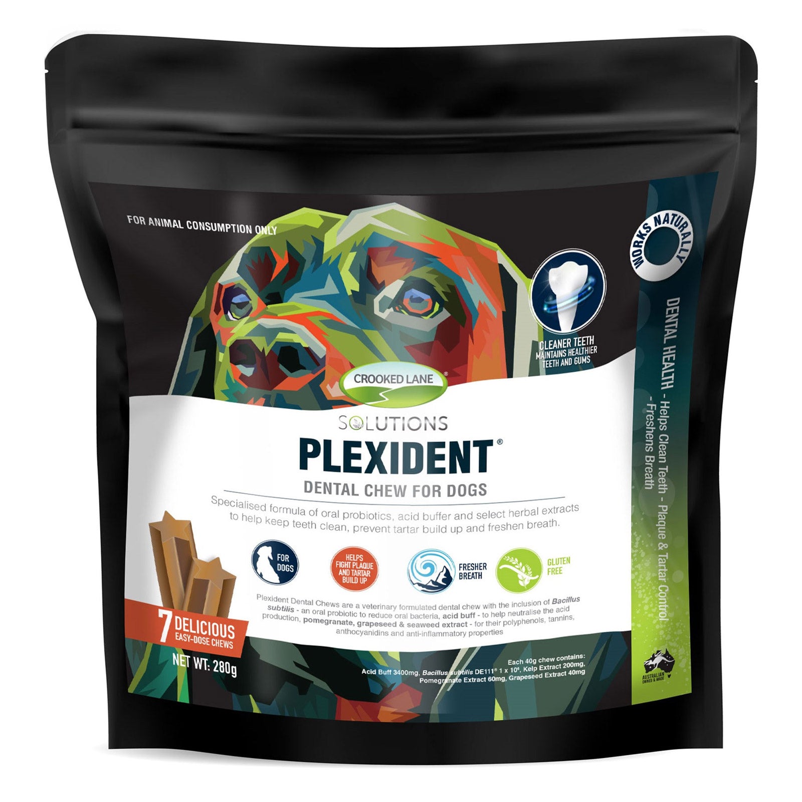 Plexident Dental Chews for Dogs