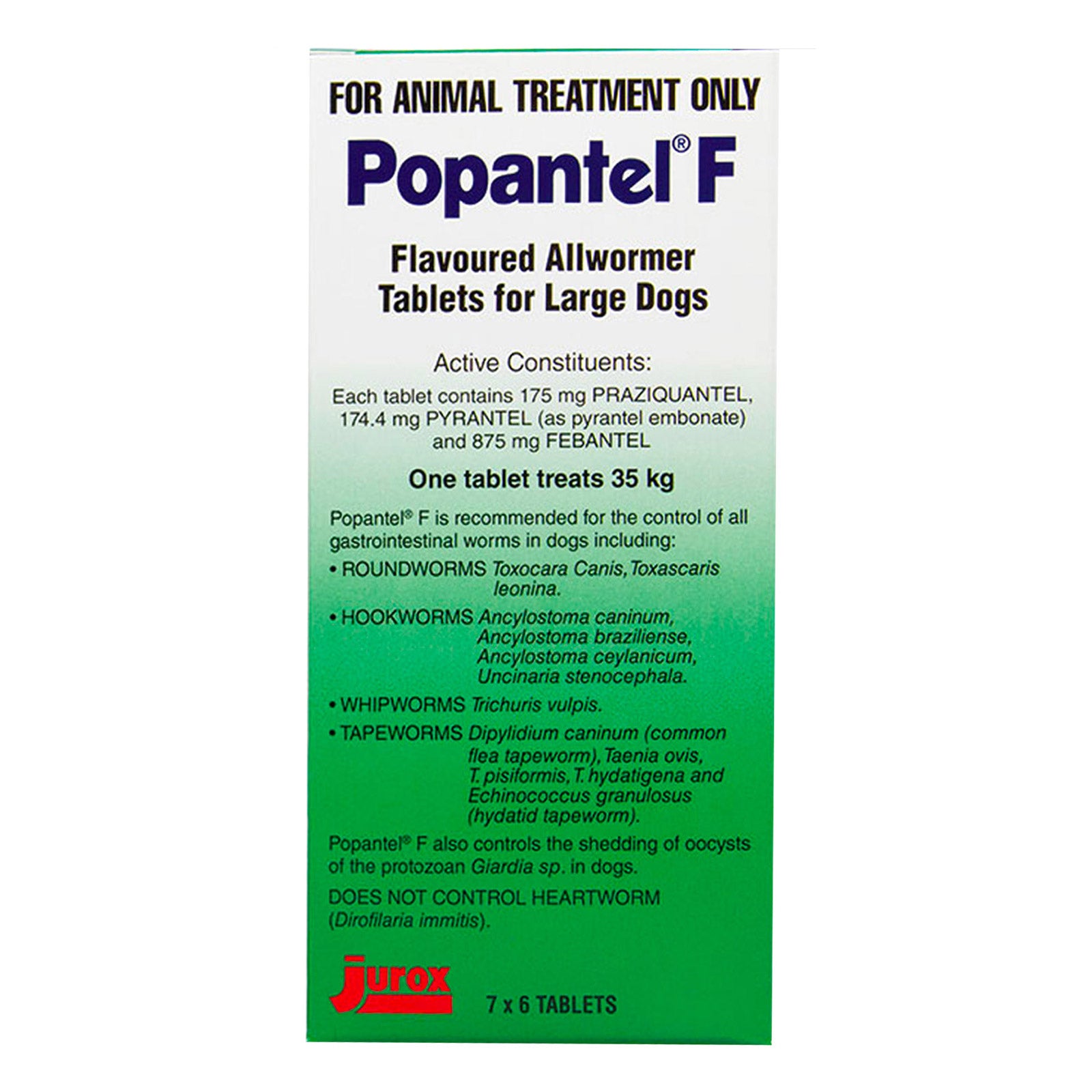 Popantel F Allwormer for Large Dogs (35 kg)