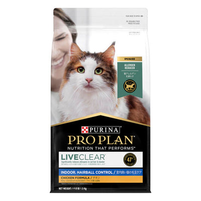 Pro Plan Liveclear Indoor Hairball Control Chicken Cat Food