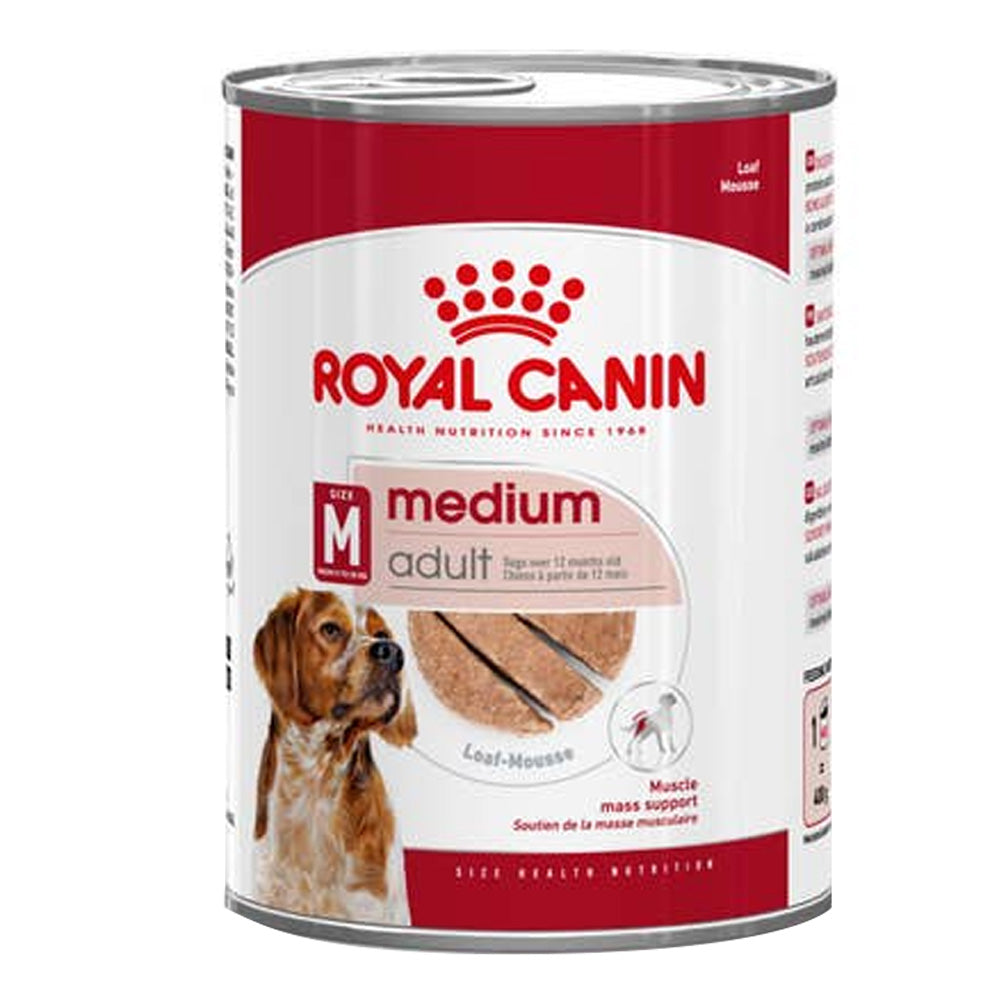 Royal Canin Medium Adult Loaf Canned Dog Food 410 Gm