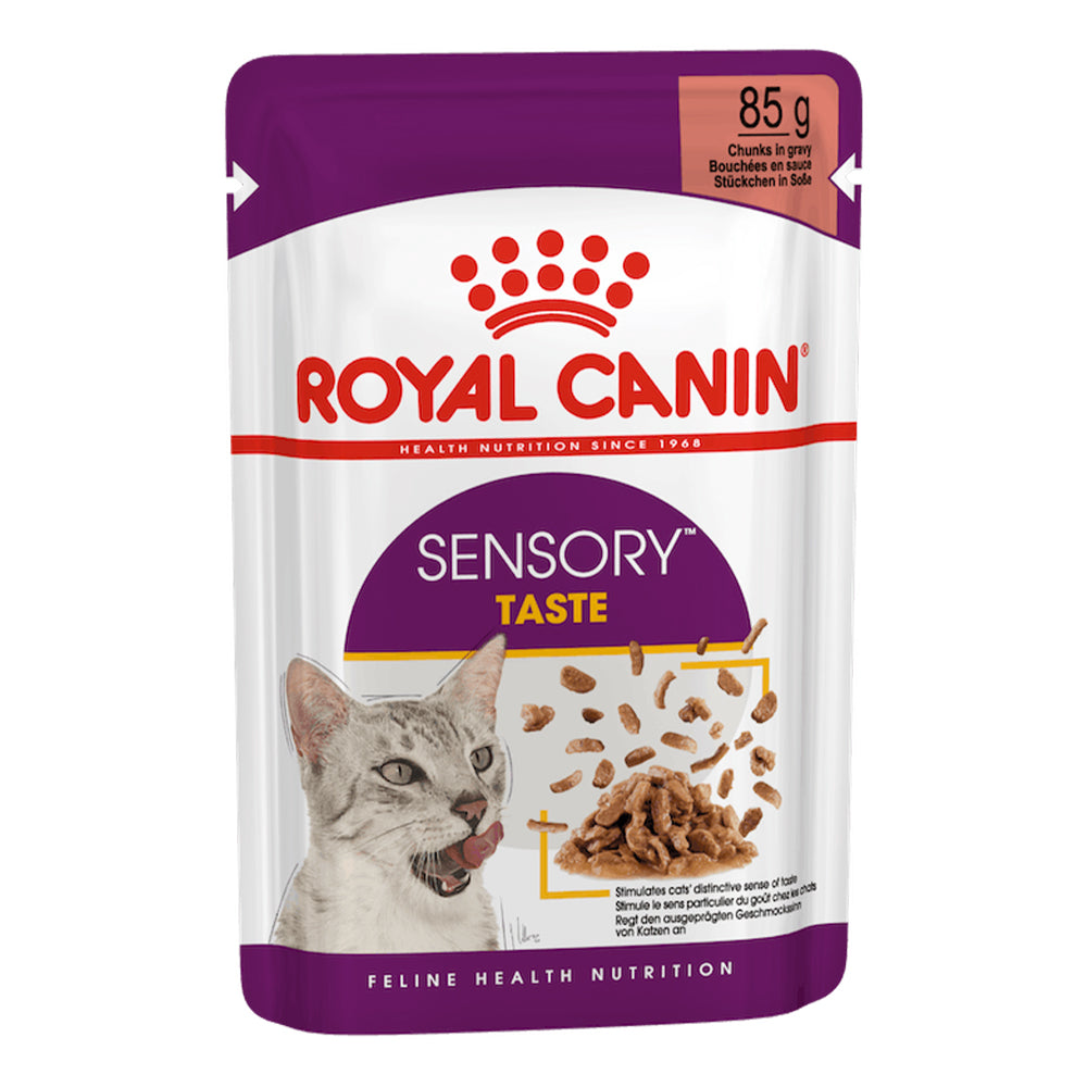 Royal Canin Sensory Taste In Gravy Adult Pouches Wet Cat Food 85 Gms