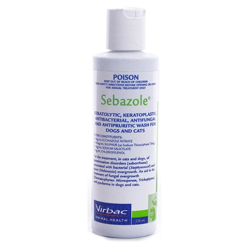 Sebazole Shampoo for Dogs & Cats