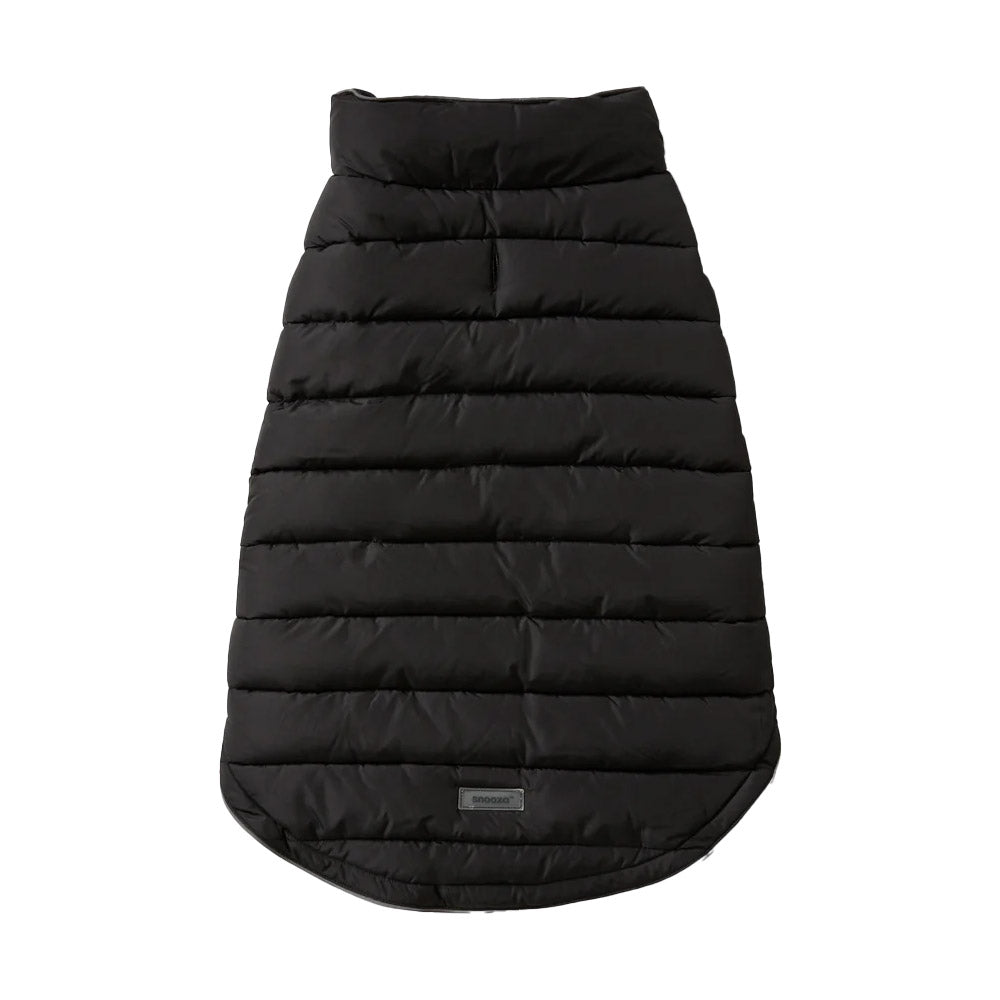 Snooza Wear Sport Puffer Dog Jacket Black