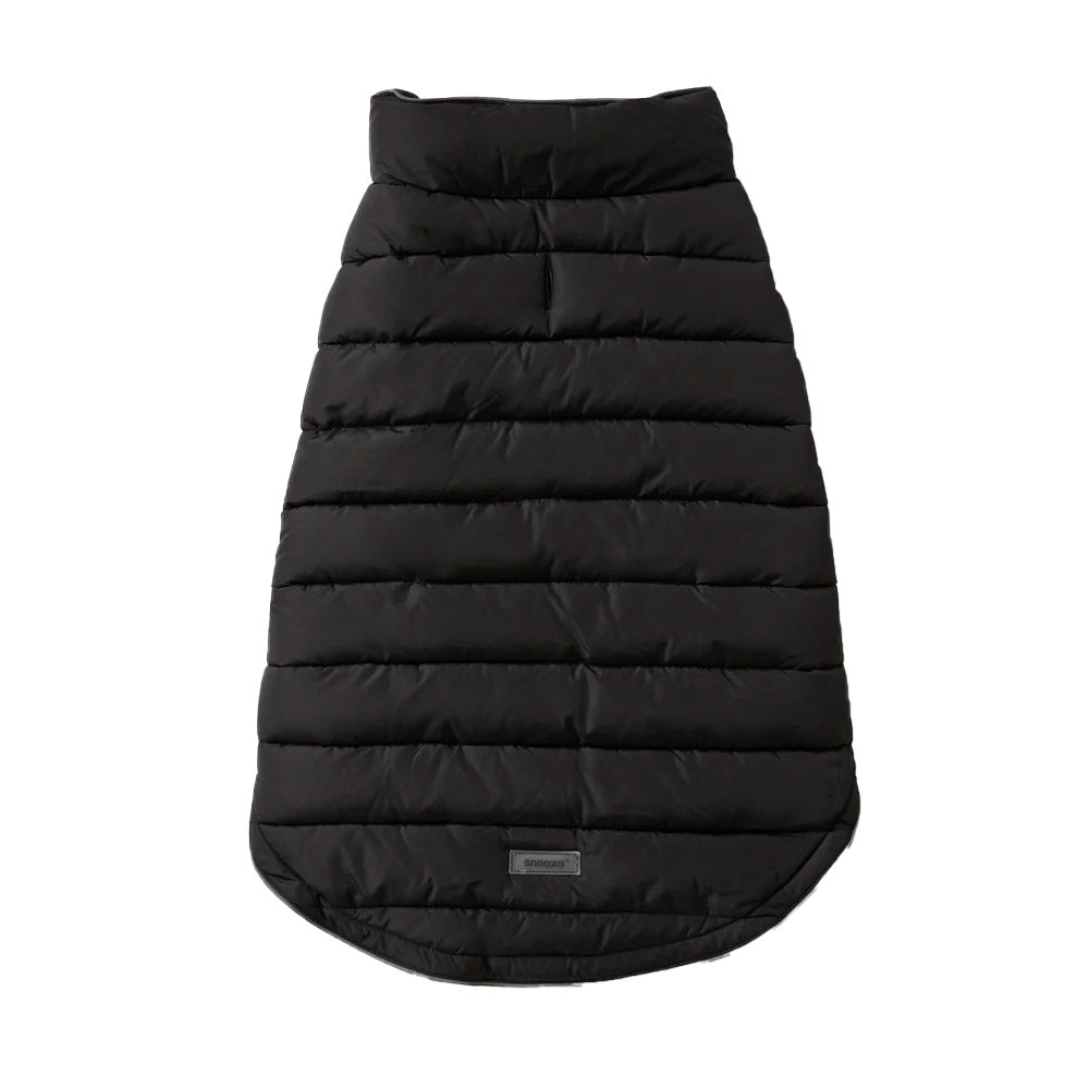 Snooza Wear Sport Puffer Dog Jacket Black