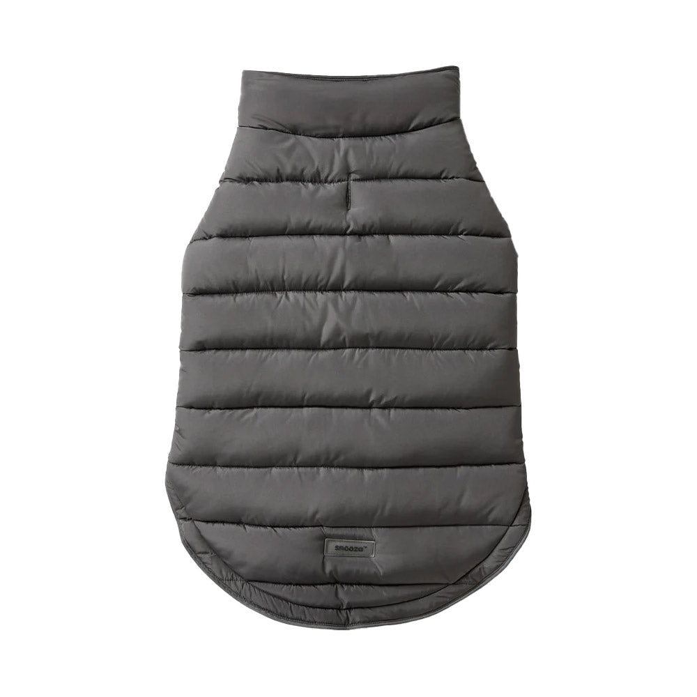 Snooza Wear Sport Puffer Dog Jacket Graphite