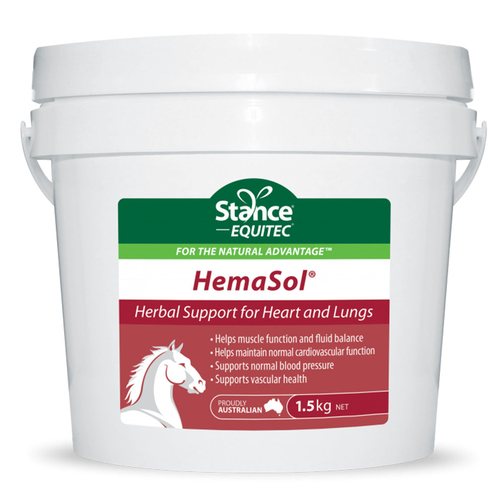 Stance Equitec Hemasol Herbal Support for Heart & Lungs for Horses