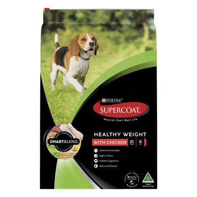 Supercoat SmartBlend With Chicken Healthy Weight Adult Dry Dog Food