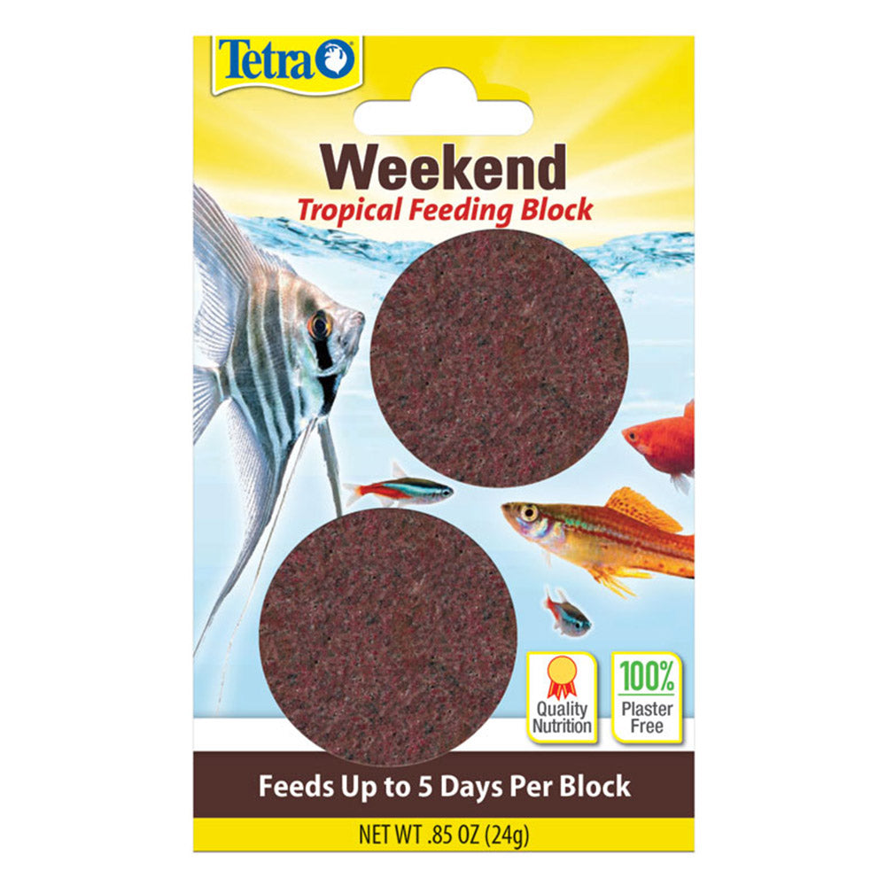 Tetra Weekend Tropical Feeding Block Feeds up to 5 Days per Block Fish Food 24gm
